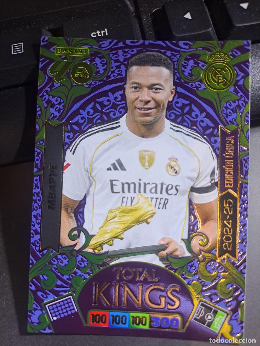 Coleccionismo Cromos antiguos: ADRENALYN XL MBAPPE EDICION UNICA TOTAL KINGS 2024 2025 REAL MADRID CROMO LIGA 2025 2026 25 26 PANIN