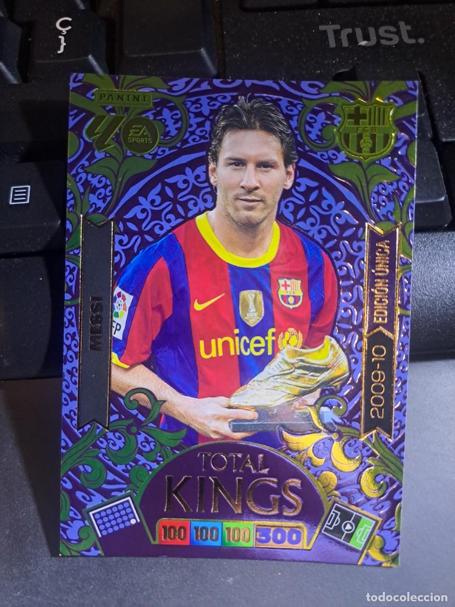 Coleccionismo Cromos antiguos: ADRENALYN XL MESSI EDICION UNICA TOTAL KINGS 2009 2010 BARCELONA CROMO LIGA 2025 2026 25 26 PANINI
