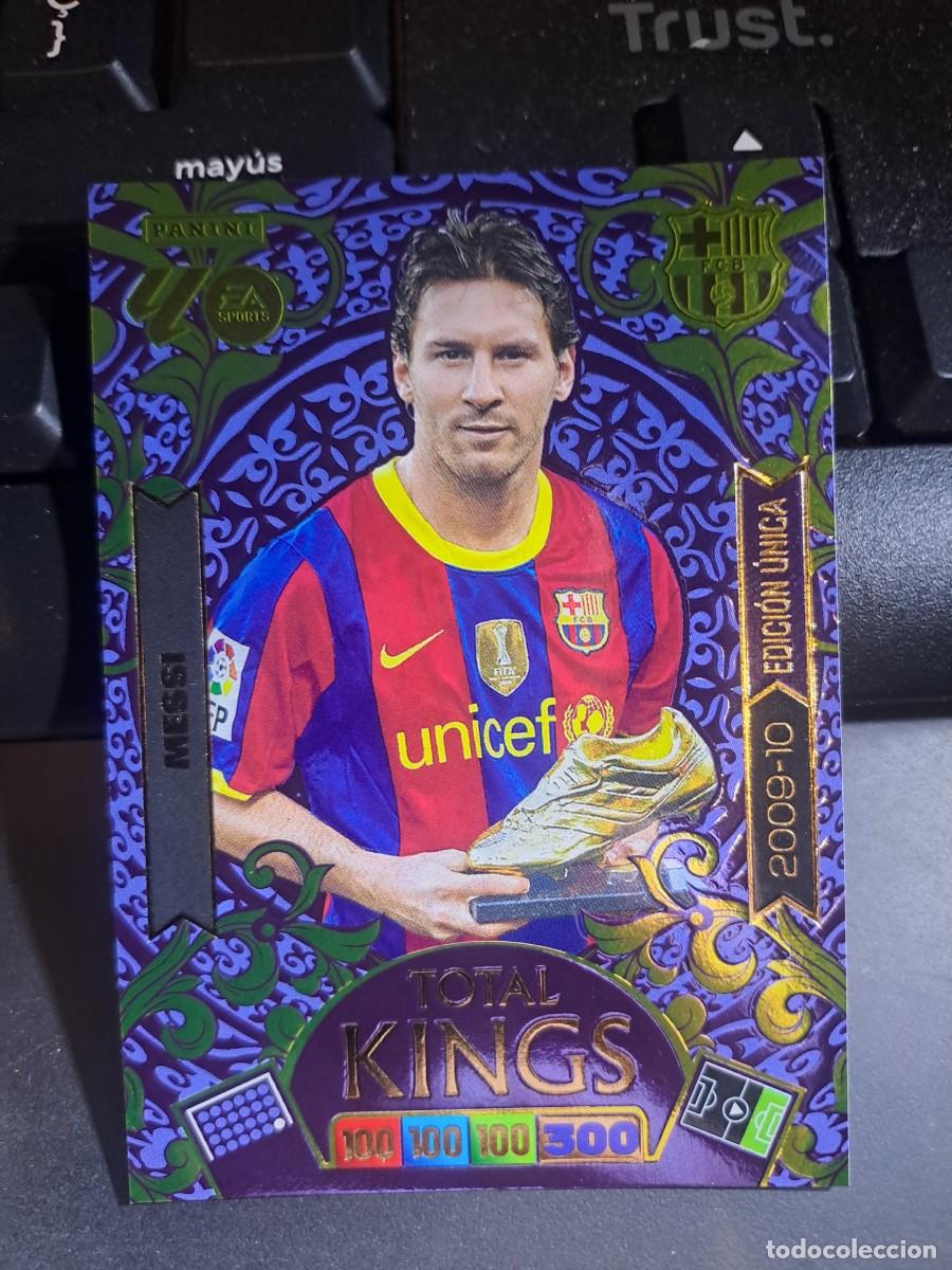 Coleccionismo Cromos antiguos: ADRENALYN XL MESSI EDICION UNICA TOTAL KINGS 2009 2010 BARCELONA CROMO LIGA 2025 2026 25 26 PANINI