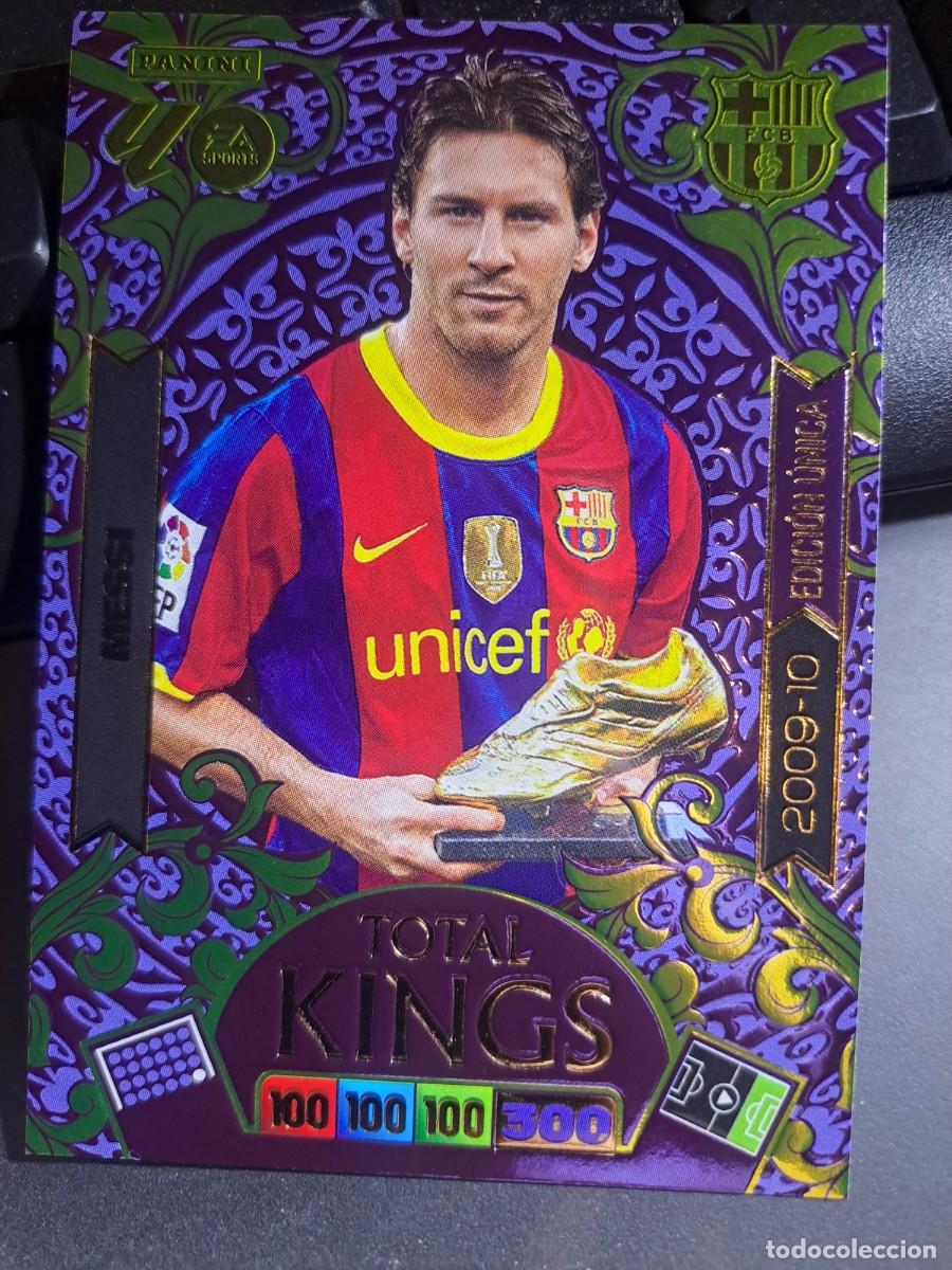 Coleccionismo Cromos antiguos: ADRENALYN XL MESSI EDICION UNICA TOTAL KINGS 2009 2010 BARCELONA CROMO LIGA 2025 2026 25 26 PANINI