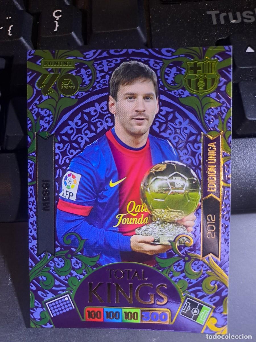 Collectable Antique Stickers: ADRENALYN XL MESSI EDICION UNICA TOTAL KINGS 2012 BARCELONA CROMO LIGA 2025 2026 25 26 PANINI