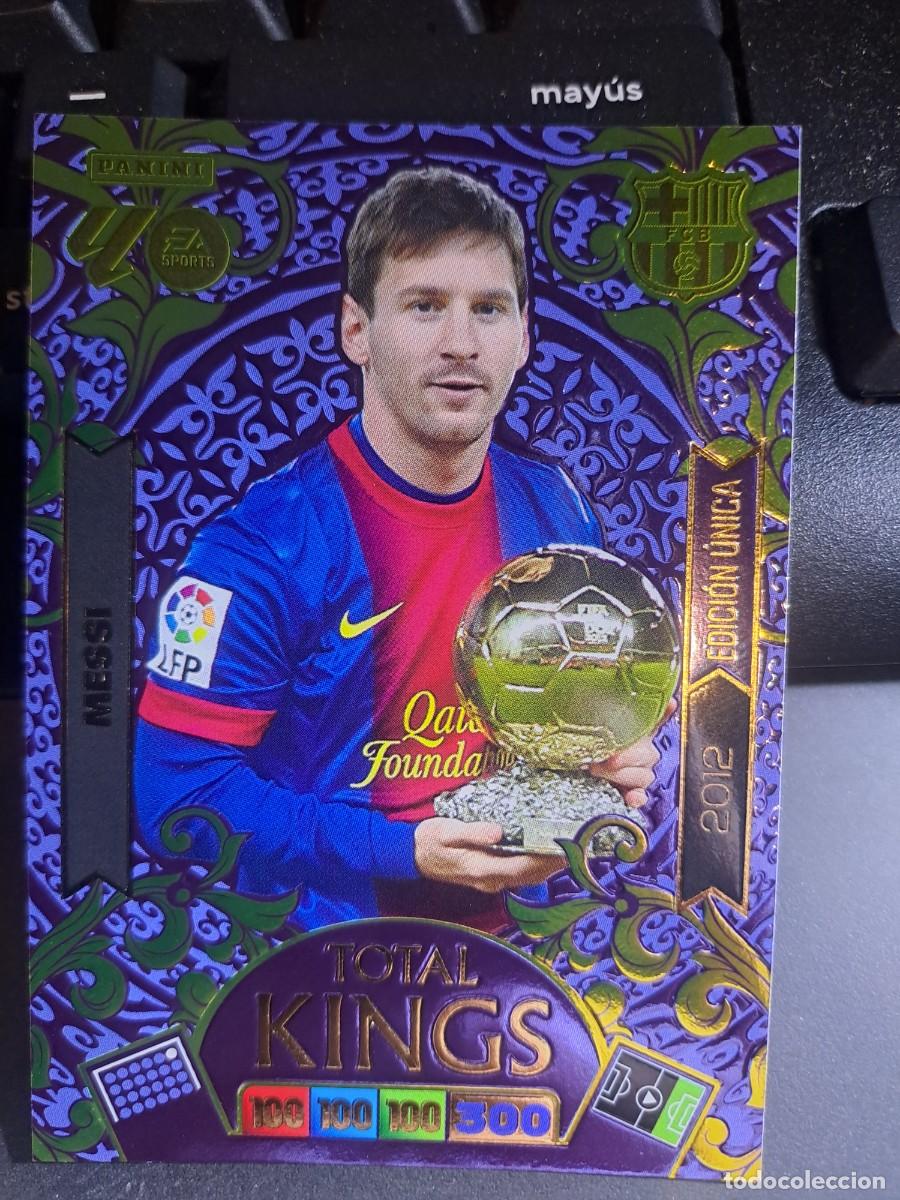 Collectable Antique Stickers: ADRENALYN XL MESSI EDICION UNICA TOTAL KINGS 2012 BARCELONA CROMO LIGA 2025 2026 25 26 PANINI