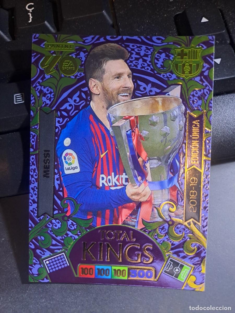 Collectable Antique Stickers: ADRENALYN XL MESSI EDICION UNICA TOTAL KINGS 2018 2019 BARCELONA CROMO LIGA 2025 2026 25 26 PANINI
