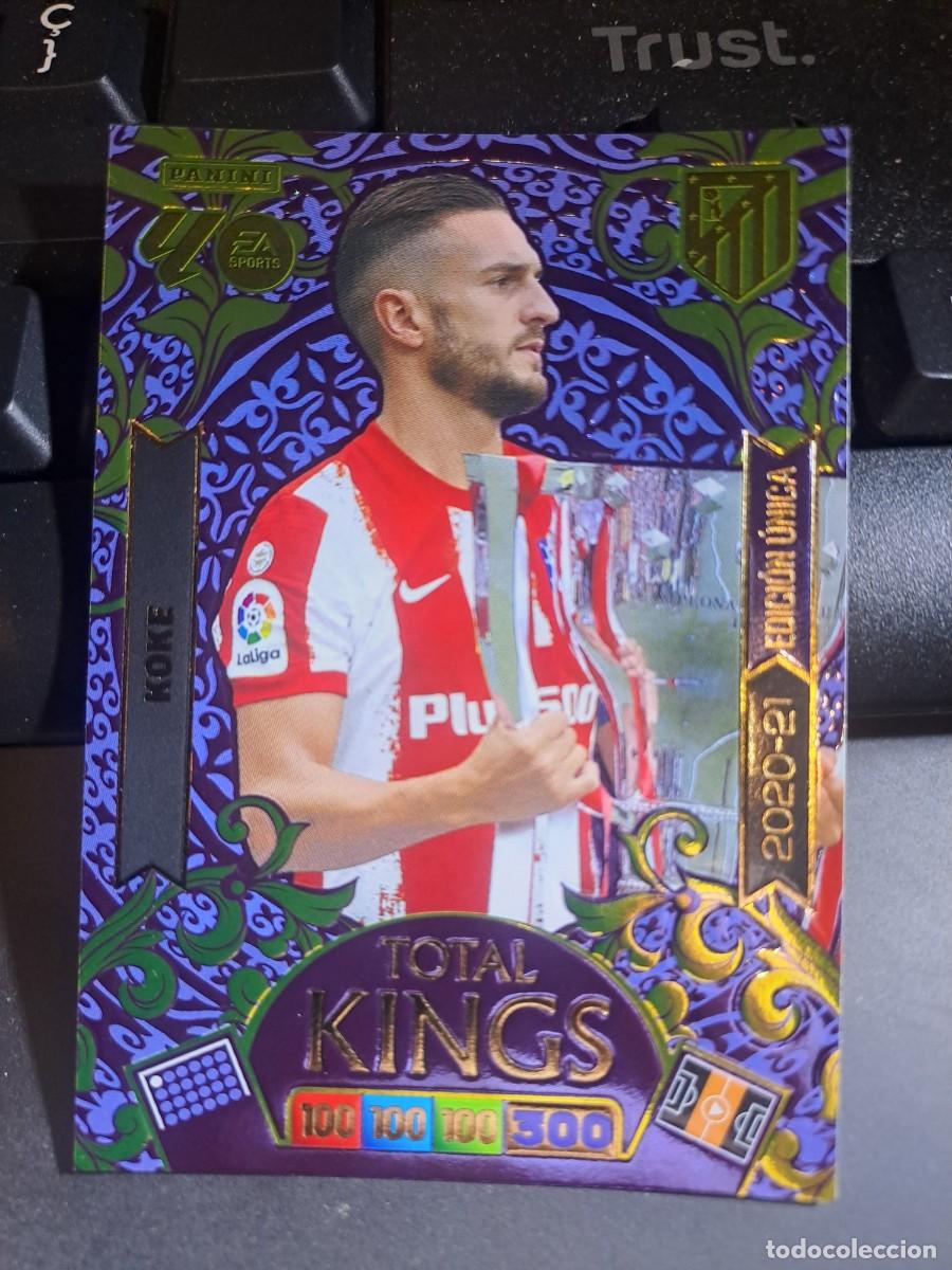 Collectionnisme Cartes &agrave; collectionner anciennes: ADRENALYN XL KOKE EDICION UNICA TOTAL KINGS 2020 2021 ATLETICO DE MADRID CROMO 2025 2026 25 26 PANIN