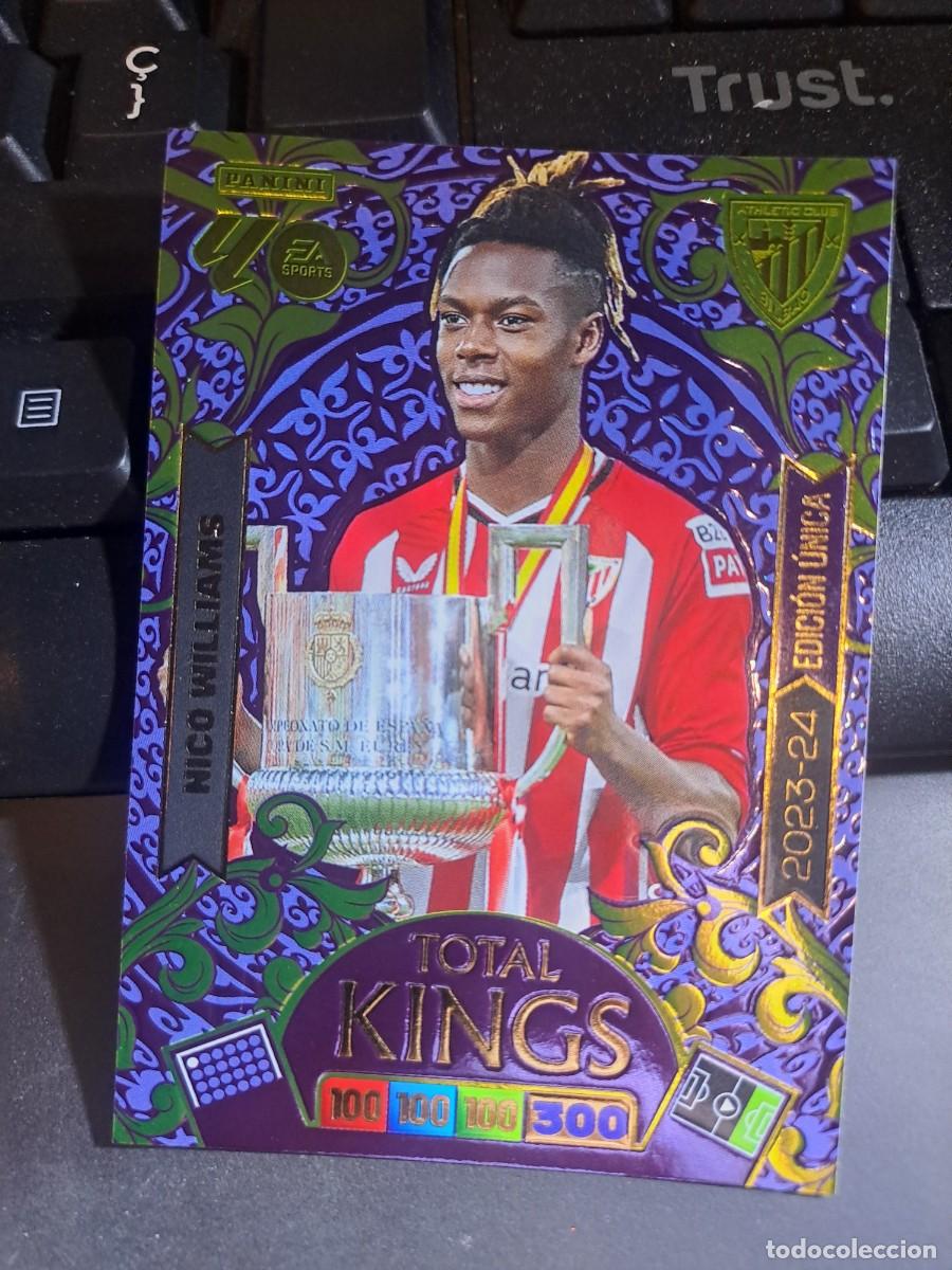 Collectionnisme Cartes &agrave; collectionner anciennes: ADRENALYN XL NICO WILLIAMS EDICION UNICA TOTAL KINGS 2023 2024 ATHLETIC CLUB BILBAO 2025 2026 25 26
