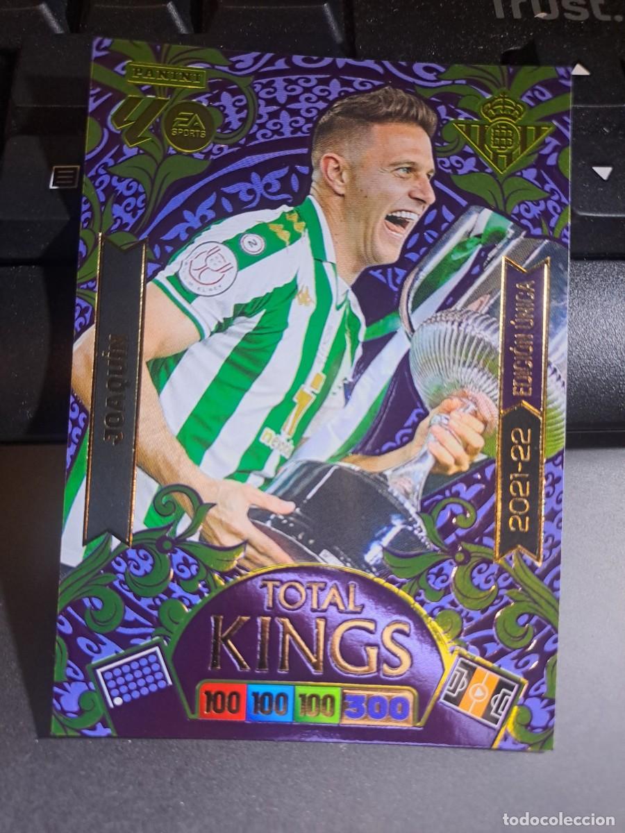 Coleccionismo Cromos antiguos: ADRENALYN XL JOAQUIN EDICION UNICA TOTAL KINGS 2021 2022 BETIS CROMO LIGA 2025 2026 25 26 PANINI