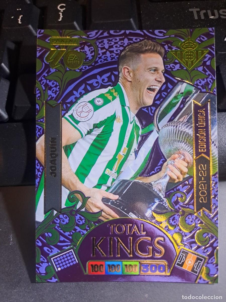 Coleccionismo Cromos antiguos: ADRENALYN XL JOAQUIN EDICION UNICA TOTAL KINGS 2021 2022 BETIS CROMO LIGA 2025 2026 25 26 PANINI