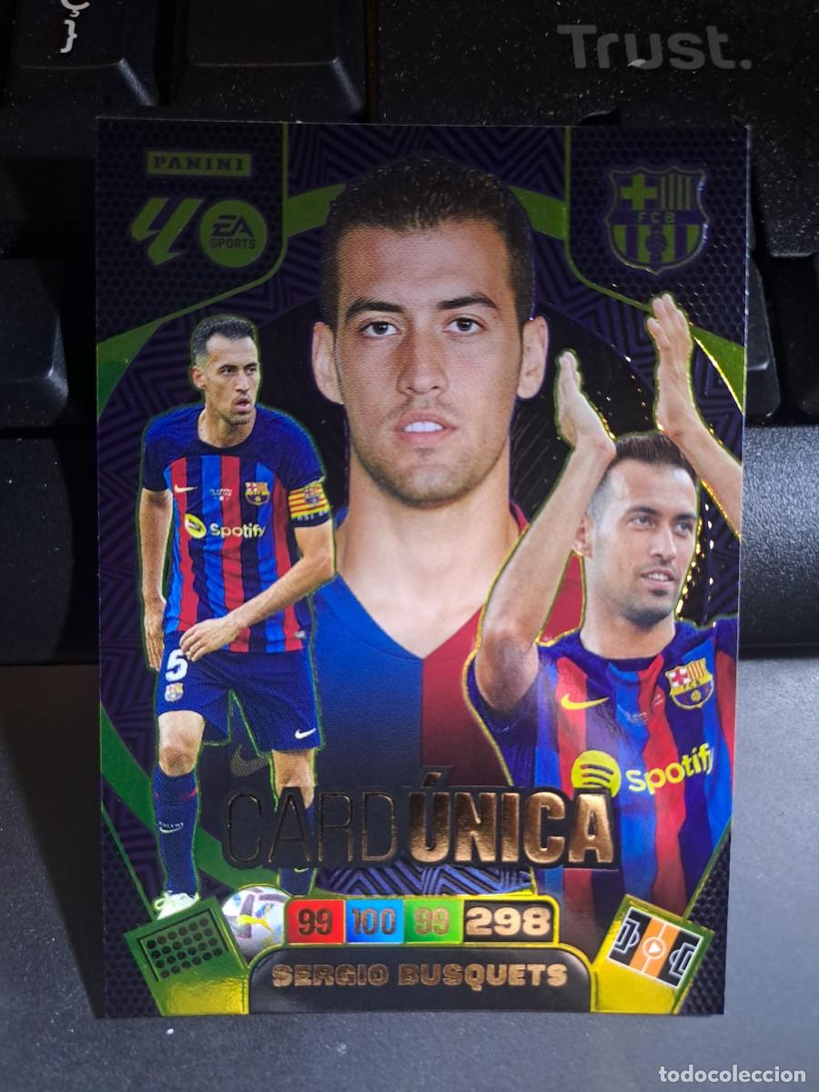 Coleccionismo Cromos antiguos: ADRENALYN XL SERGIO BUSQUETS CARD UNICA BARCELONA CROMO LIGA 2025 2026 25 26 PANINI