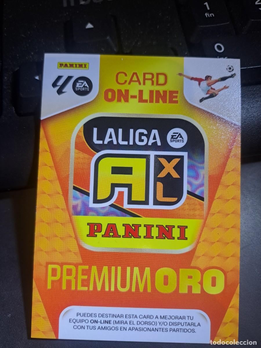 Coleccionismo Cromos antiguos: ADRENALYN XL CARD ON LINE PREMIUM ORO CROMO LIGA 2025 2026 25 26 PANINI