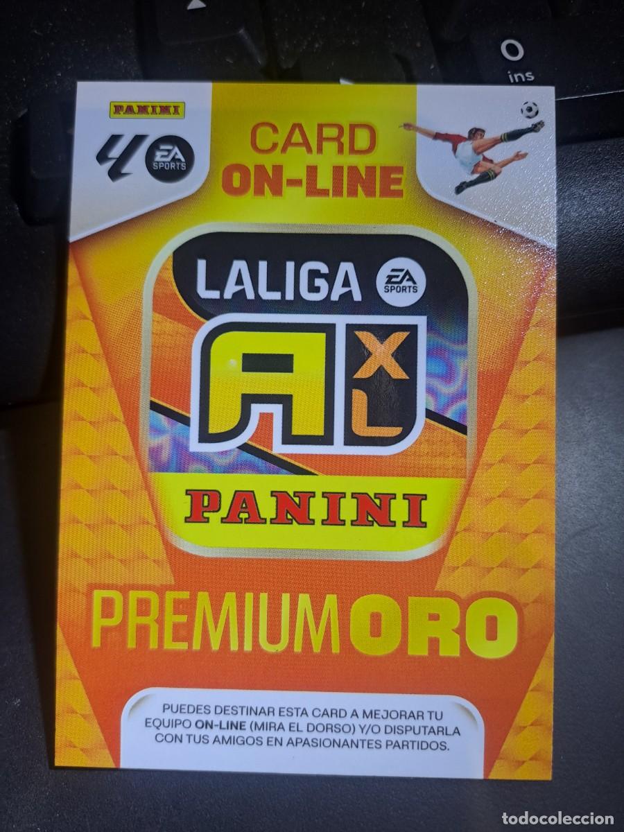 Coleccionismo Cromos antiguos: ADRENALYN XL CARD ON LINE PREMIUM ORO CROMO LIGA 2025 2026 25 26 PANINI