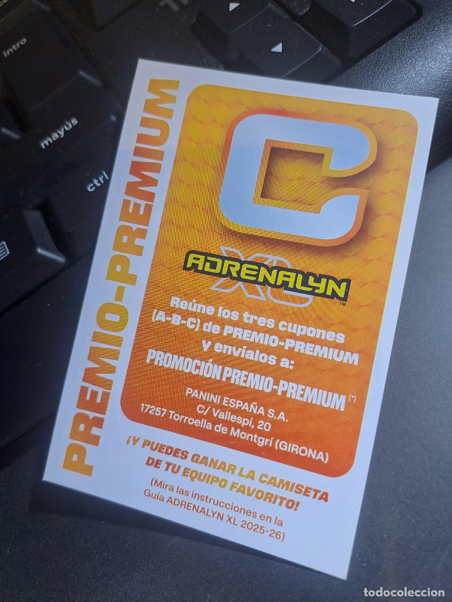Coleccionismo Cromos antiguos: ADRENALYN XL PREMIO PREMIUM LETRA C CROMO LIGA 2025 2026 25 26 PANINI