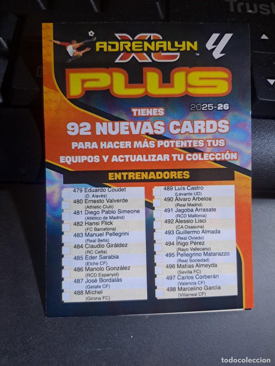 Coleccionismo Cromos antiguos: ADRENALYN XL INDICE PLUS CROMO LIGA 2025 2026 25 26 PANINI