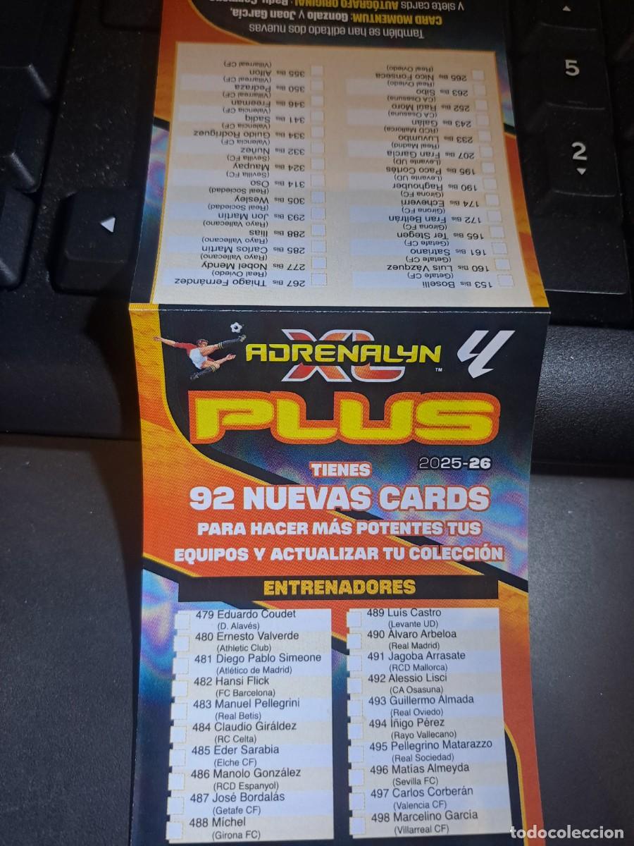 Coleccionismo Cromos antiguos: ADRENALYN XL INDICE PLUS CROMO LIGA 2025 2026 25 26 PANINI