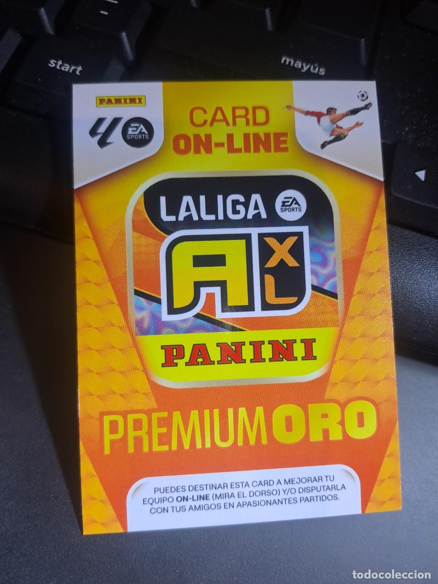 Coleccionismo Cromos antiguos: ADRENALYN XL CARD ON LINE PREMIUM ORO CROMO LIGA 2025 2026 25 26 PANINI