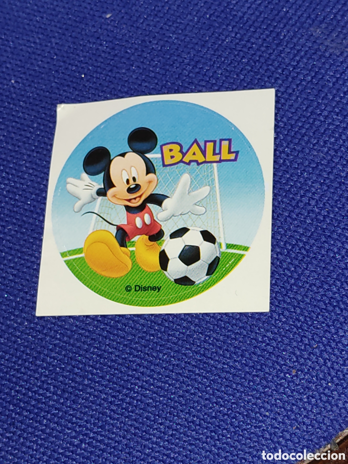 Coleccionismo Cromos antiguos: Adhesivo Mickey mouse coleccionable de Aspil.