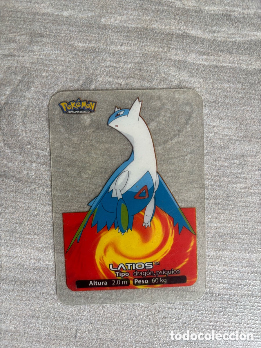 Coleccionismo Cromos antiguos: Carta Lamincards lamin card Pokemon advanced generaci&oacute;n Latios