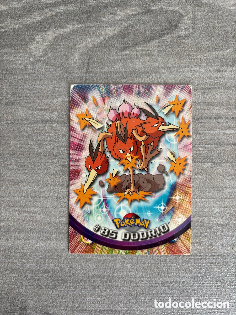 Coleccionismo Cromos antiguos: Carta pokemon topps a&ntilde;o 2000 ilustraci&oacute;n Dodrio 85