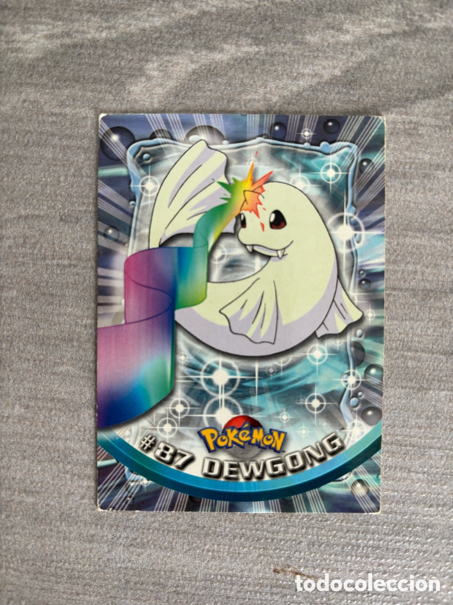 Coleccionismo Cromos antiguos: Carta pokemon topps a&ntilde;o 2000 ilustraci&oacute;n Dewgong 87