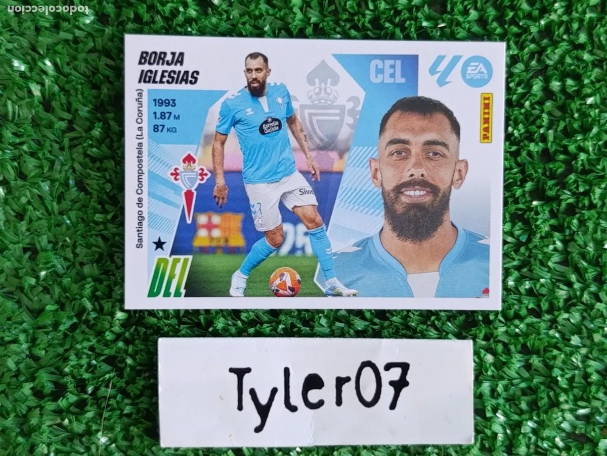 Coleccionismo Cromos antiguos: BORJA IGLESIAS CELTA 19 LIGA ESTE 2025 2026 25 26