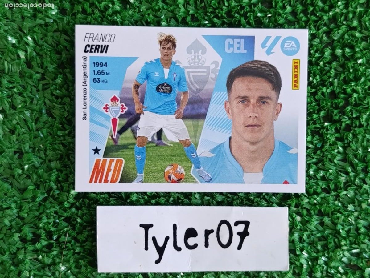Coleccionismo Cromos antiguos: CERVI CELTA 16 LIGA ESTE 2025 2026 25 26