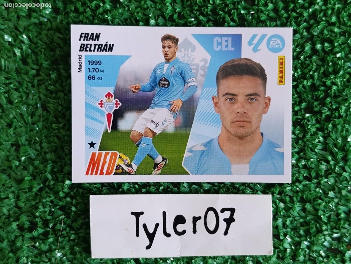 Coleccionismo Cromos antiguos: FRAN BELTRAN CELTA 11 LIGA ESTE 2025 2026 25 26