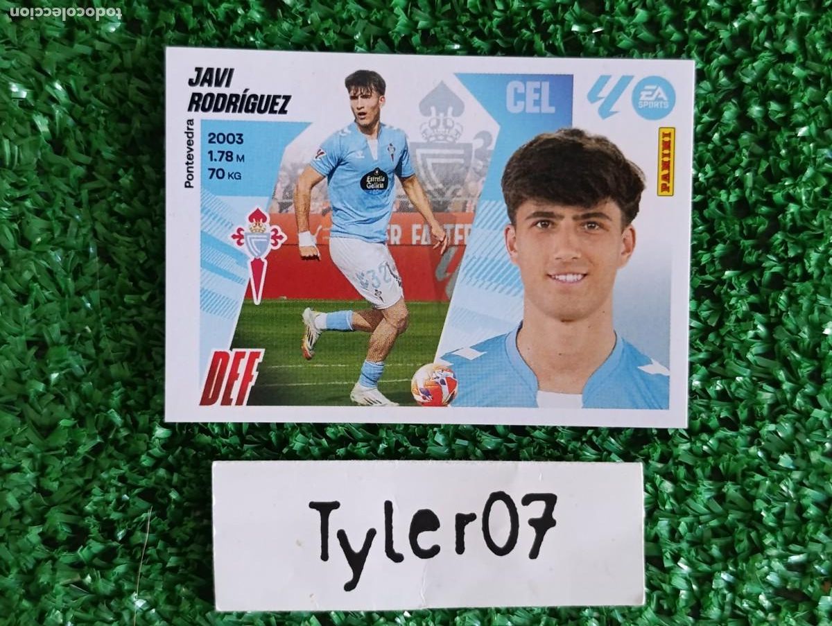 Coleccionismo Cromos antiguos: JAVI RODRIGUEZ CELTA 5 LIGA ESTE 2025 2026 25 26