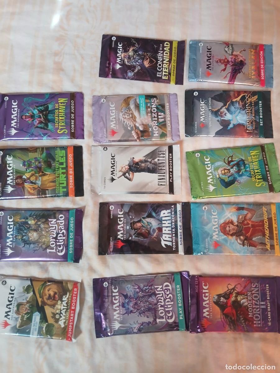 Coleccionismo Cromos antiguos: Sobre de cartas m&aacute;gic the Gathering tortugas ninja,final fantasy,avatar,se&ntilde;or de los anillos.5&euro;unida