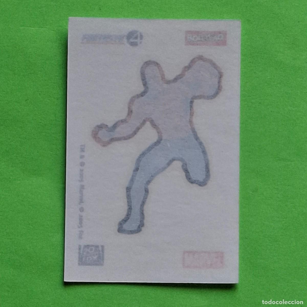 Coleccionismo Cromos antiguos: BOLLYCAO PANRICO PORTUGAL - CROMO TATUAJE TATUAGENS - MARVEL 4 FANTASTICOS - A&Ntilde;O 2005