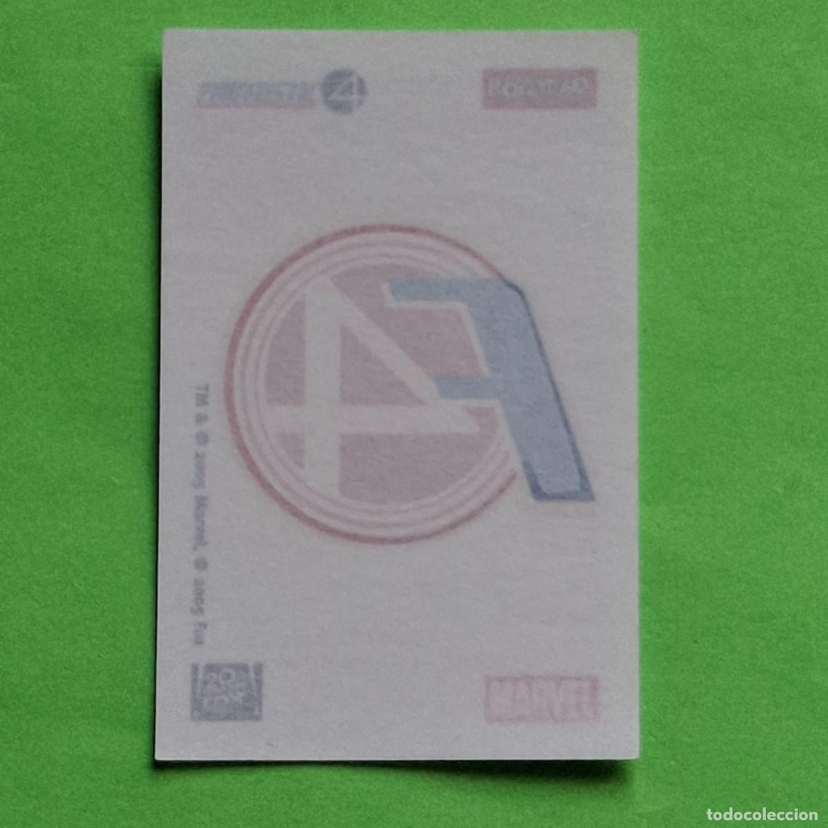 Coleccionismo Cromos antiguos: BOLLYCAO PANRICO PORTUGAL - CROMO TATUAJE TATUAGENS - MARVEL 4 FANTASTICOS - A&Ntilde;O 2005