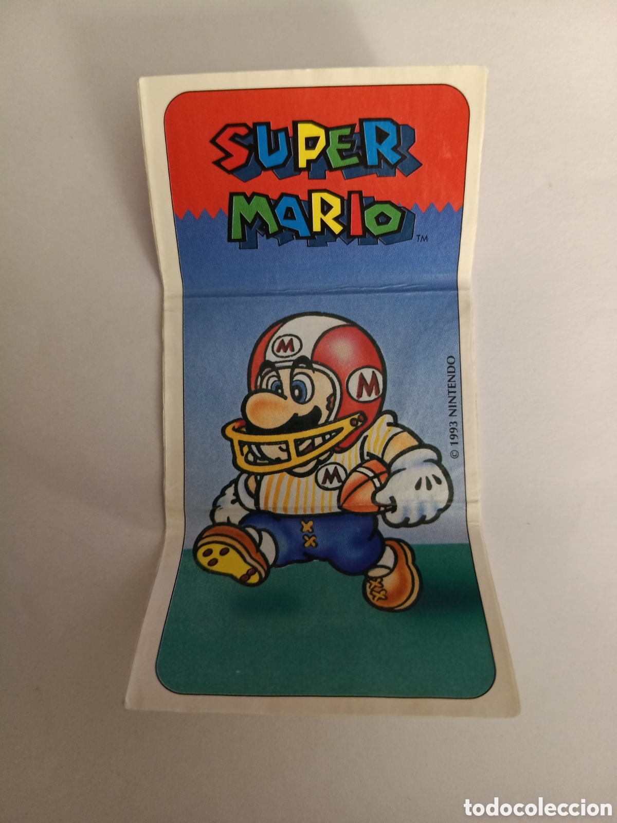 Coleccionismo Cromos antiguos: PEGATINA CROMO PANRICO BIMBO BIMBOCAO SUPER MARIO BROS SUPER ADHESIVO GAMEBOY