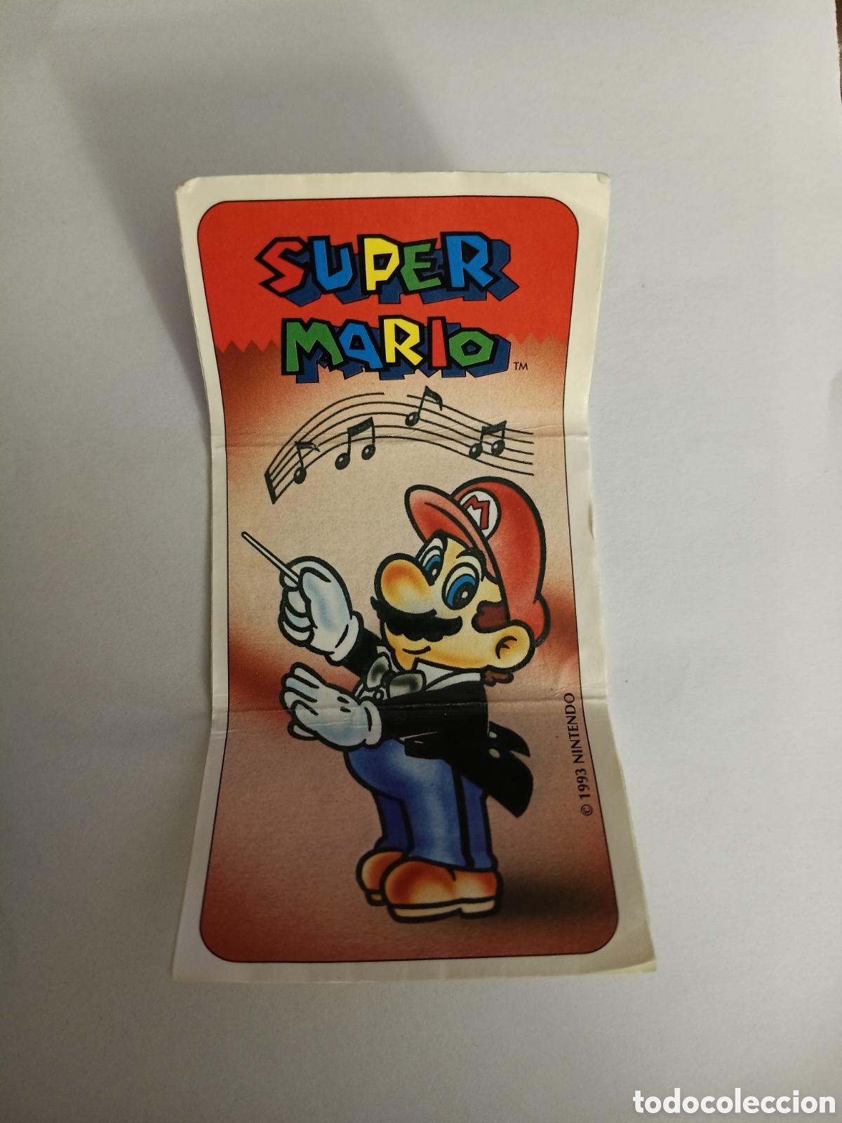 Coleccionismo Cromos antiguos: PEGATINA CROMO PANRICO BIMBO BIMBOCAO SUPER MARIO BROS SUPER ADHESIVO GAMEBOY
