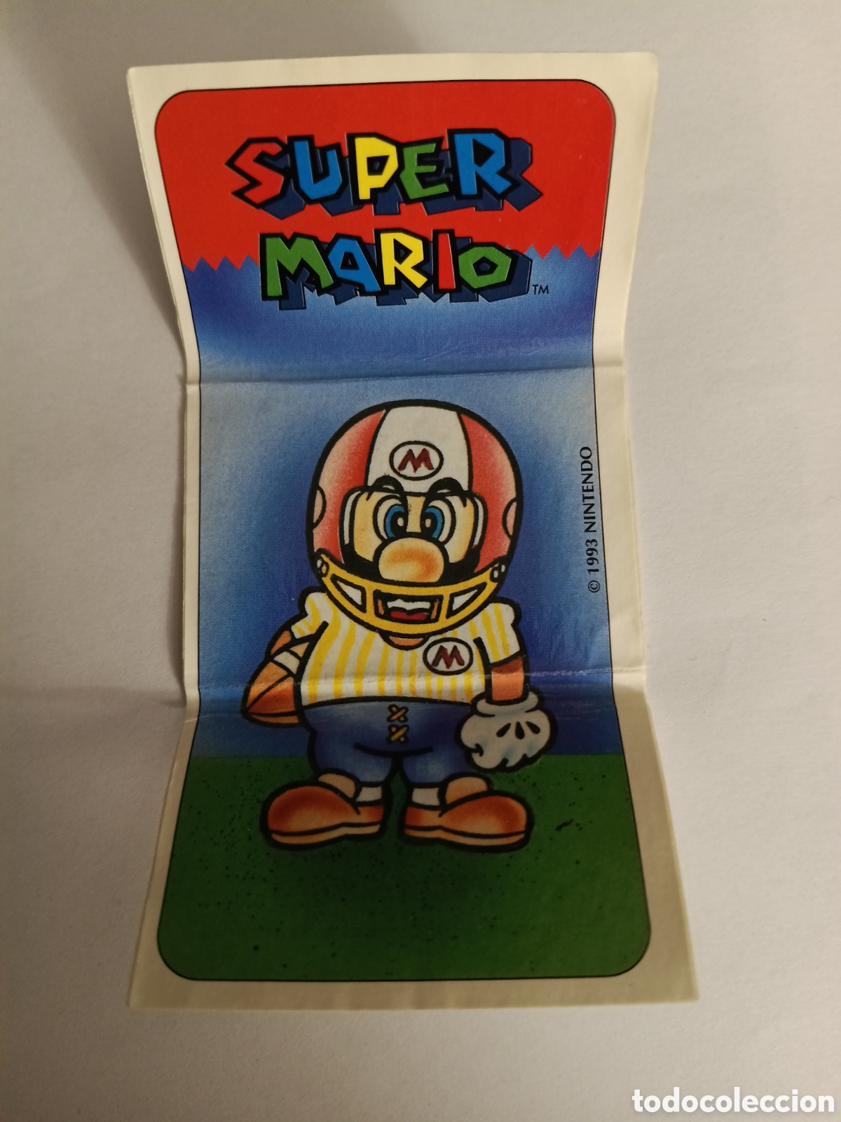 Coleccionismo Cromos antiguos: PEGATINA CROMO PANRICO BIMBO BIMBOCAO SUPER MARIO BROS SUPER ADHESIVO GAMEBOY