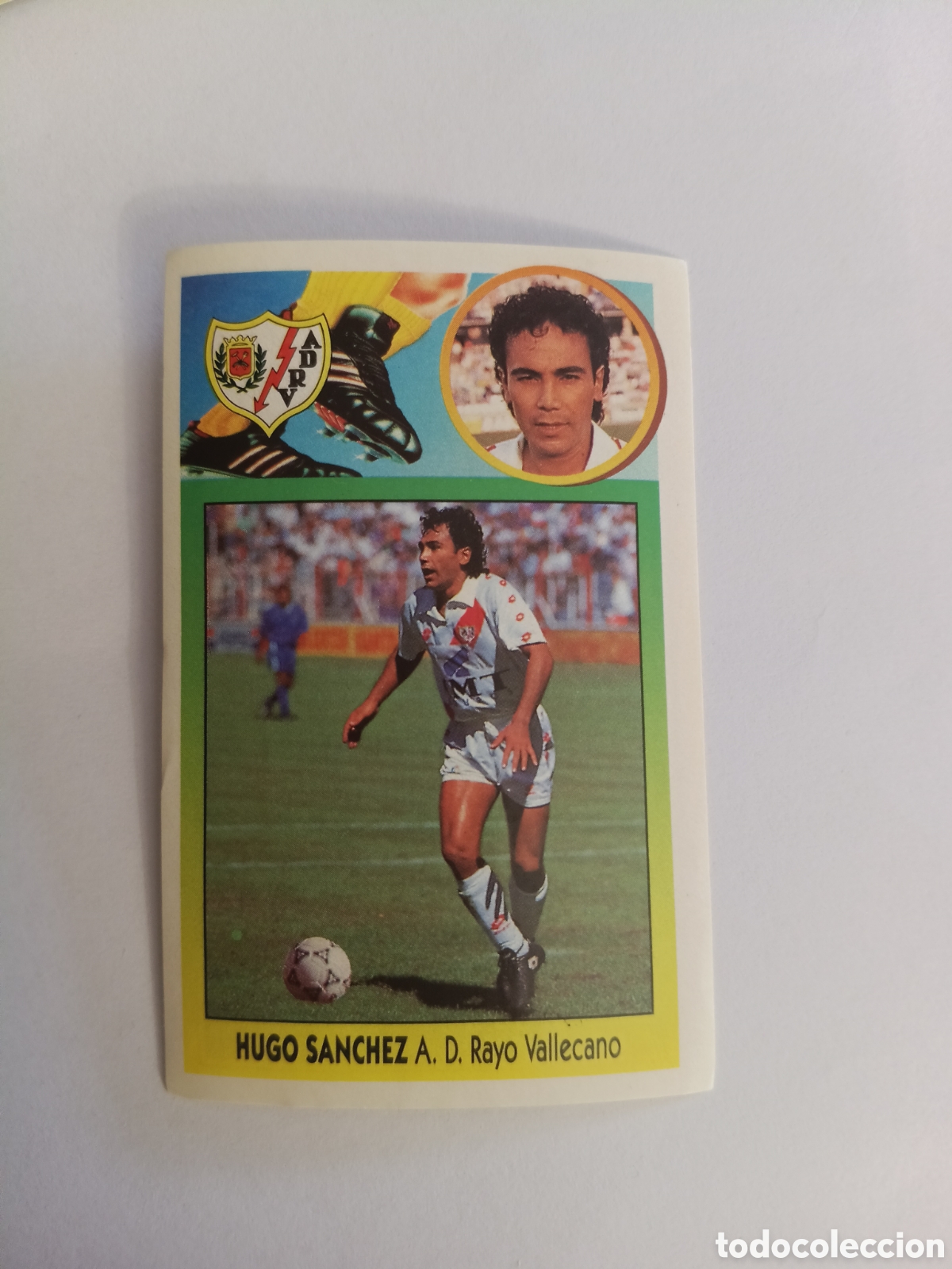 Coleccionismo Cromos antiguos: HUGO S&Aacute;NCHEZ COLOCA RAYO VALLECANO LIGA EDICIONES ESTE 93 94 1993 1994