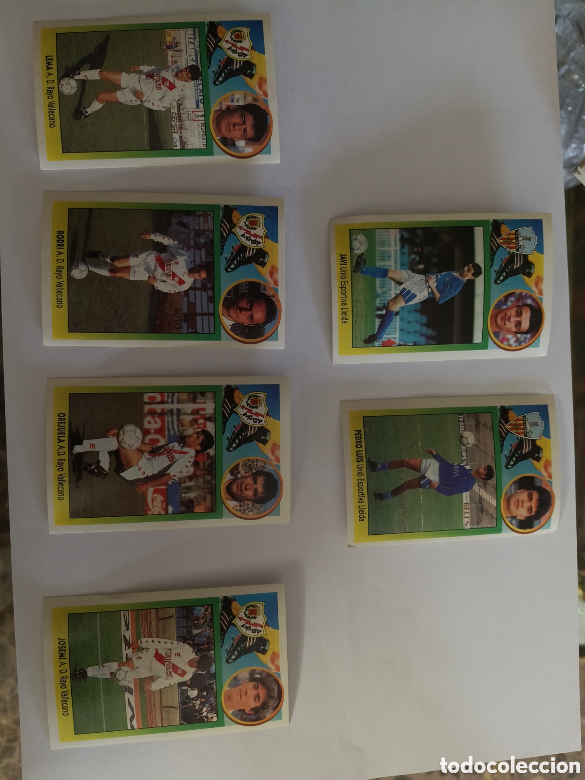 Coleccionismo Cromos antiguos: LOTE 6 COLOCAS EDICIONES ESTE FUTBOL 93 94 1993 1994 CROMO ADHESIVO