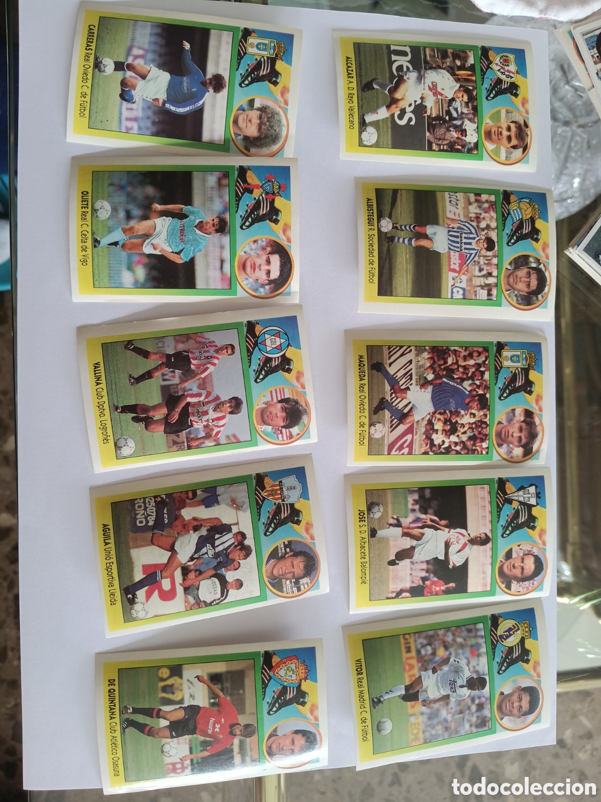 Coleccionismo Cromos antiguos: LOTE 10 CROMOS EDICIONES ESTE 1993 1994 93 94 ULTIMOS FICHAJES CROMO ADHESIVO NUNCA PEGADO