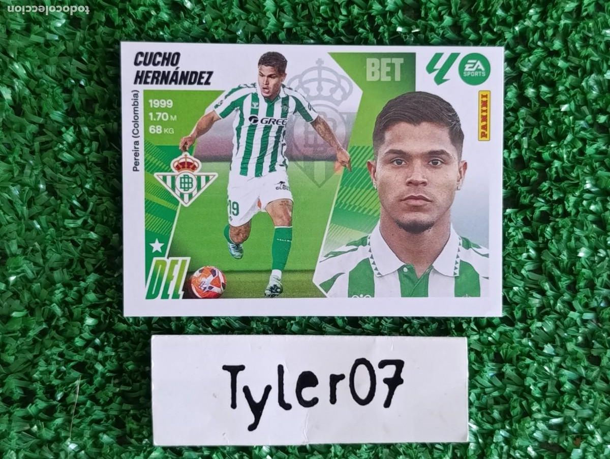 Coleccionismo Cromos antiguos: CUCHO HERNANDEZ BETIS 20 LIGA ESTE 2025 2026 25 26