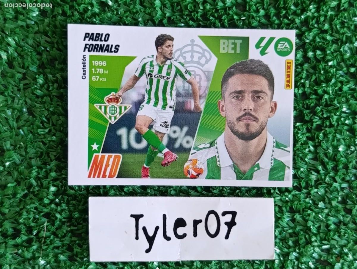 Coleccionismo Cromos antiguos: PABLO FORNALS BETIS 14 LIGA ESTE 2025 2026 25 26
