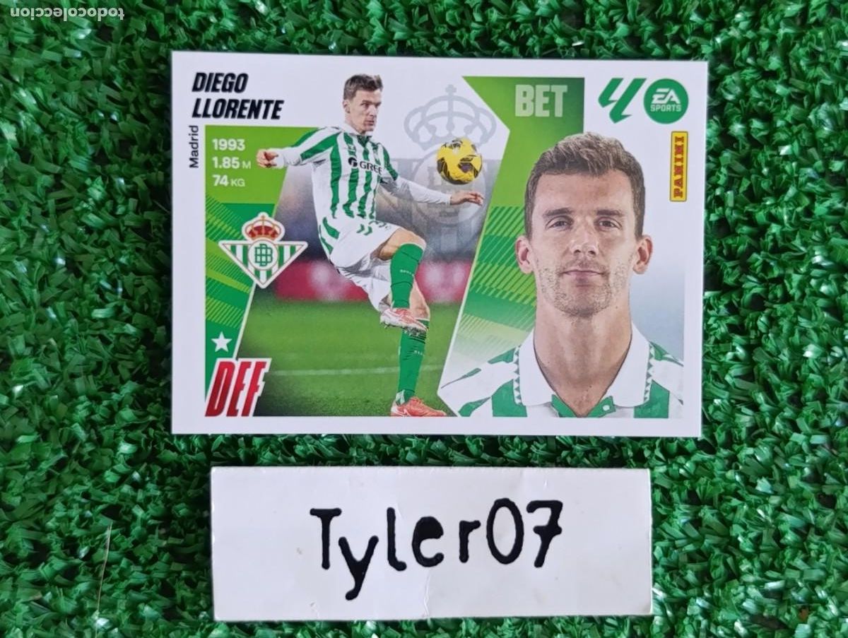 Coleccionismo Cromos antiguos: DIEGO LLORENTE BETIS 8 LIGA ESTE 2025 2026 25 26