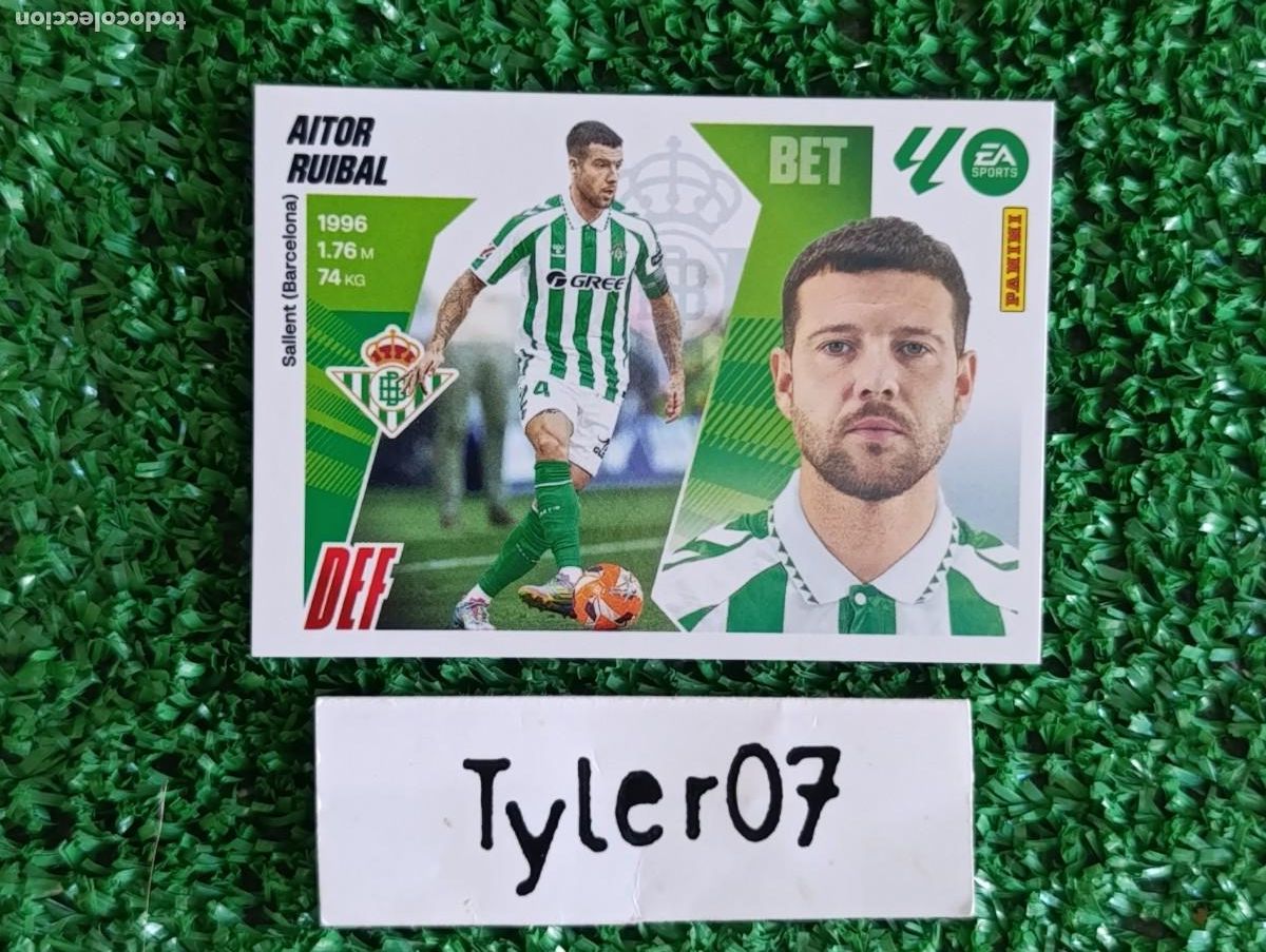 Coleccionismo Cromos antiguos: AITOR RUIBAL BETIS 5A LIGA ESTE 2025 2026 25 26