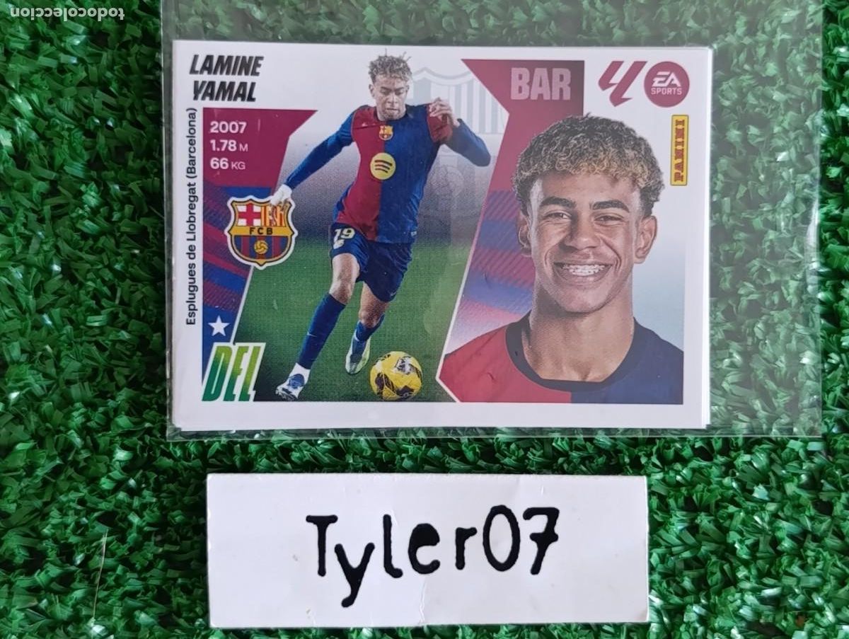 Coleccionismo Cromos antiguos: LAMINE YAMAL BARCELONA 19 LIGA ESTE 2025 2026 25 26