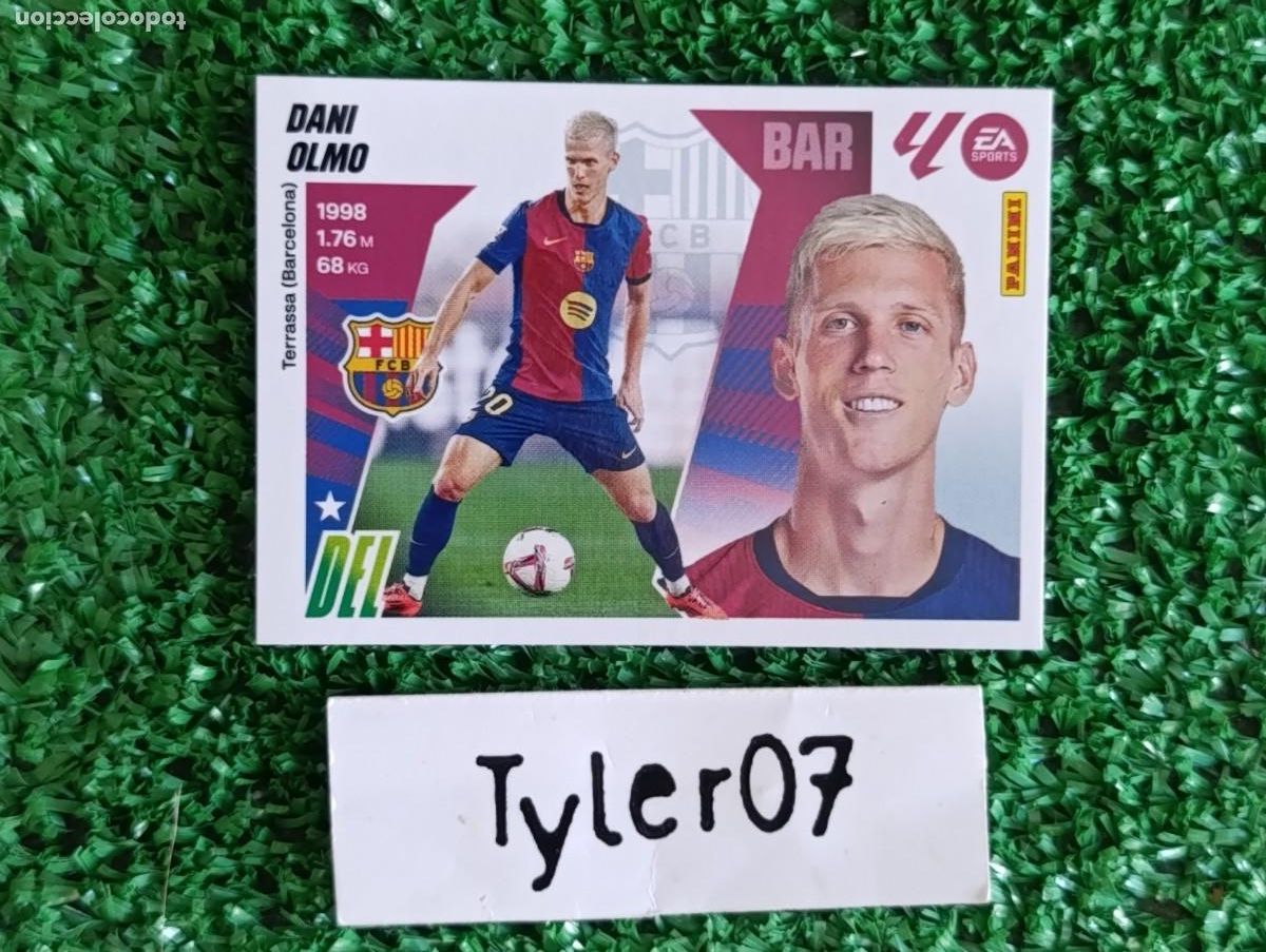 Coleccionismo Cromos antiguos: DANI OLMO BARCELONA 16 LIGA ESTE 2025 2026 25 26