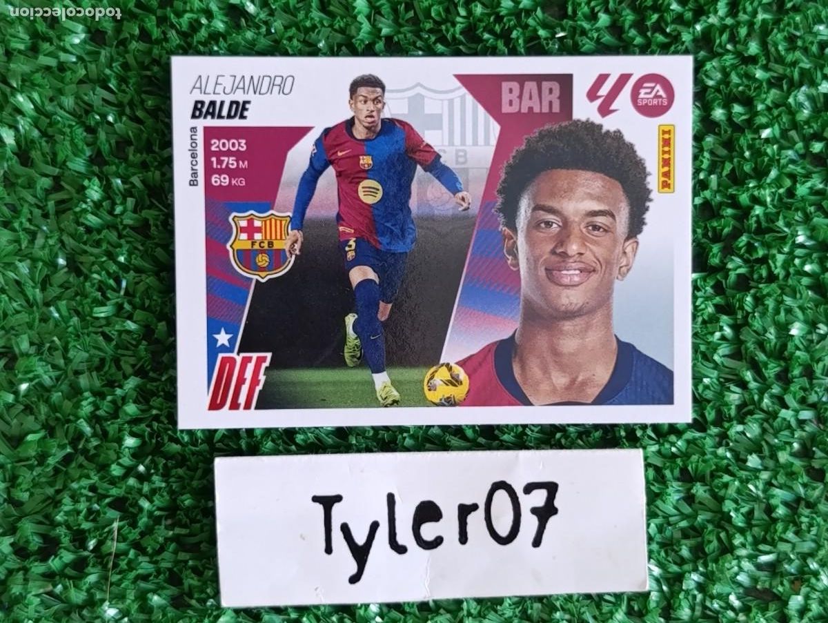 Coleccionismo Cromos antiguos: BALDE BARCELONA 10A LIGA ESTE 2025 2026 25 26