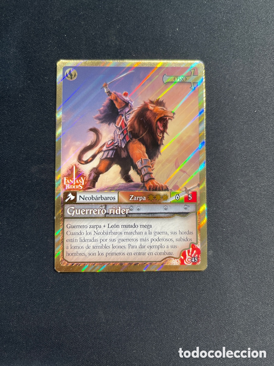 Coleccionismo Cromos antiguos: Guerrero Rider 45 Fantasy Riders 2018 Panini