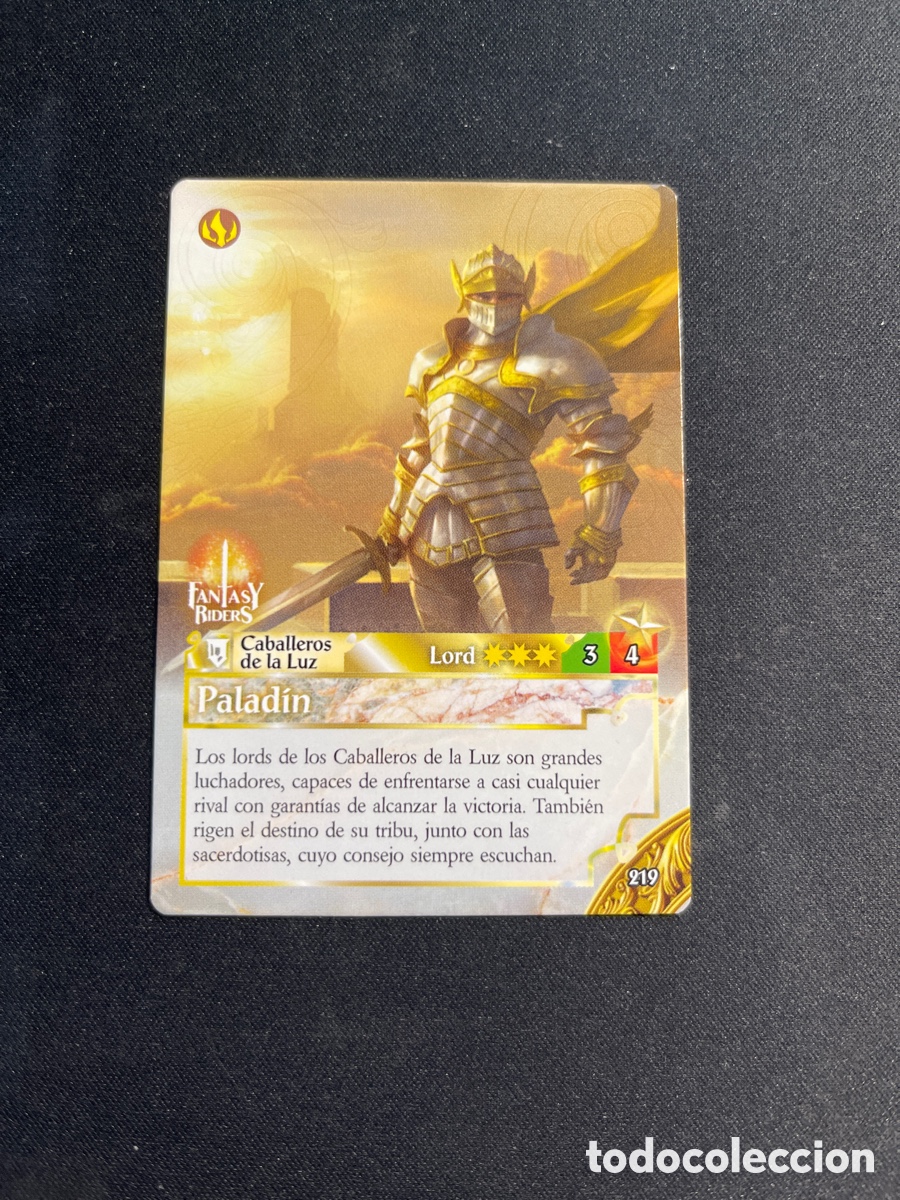Coleccionismo Cromos antiguos: Paladin 219 Fantasy Riders 2018 Panini