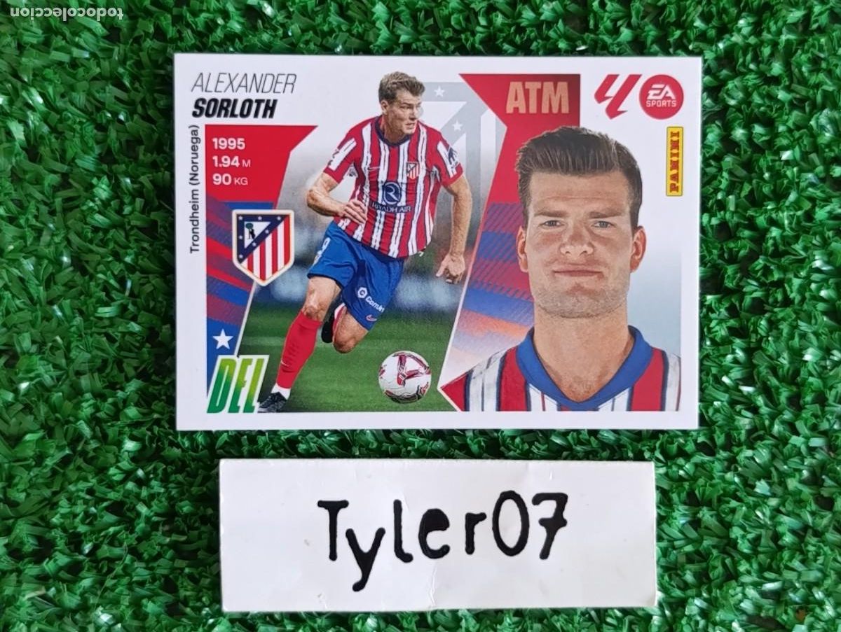 Coleccionismo Cromos antiguos: SORLOTH ATLETICO DE MADRID 20 LIGA ESTE 2025 2026 25 26