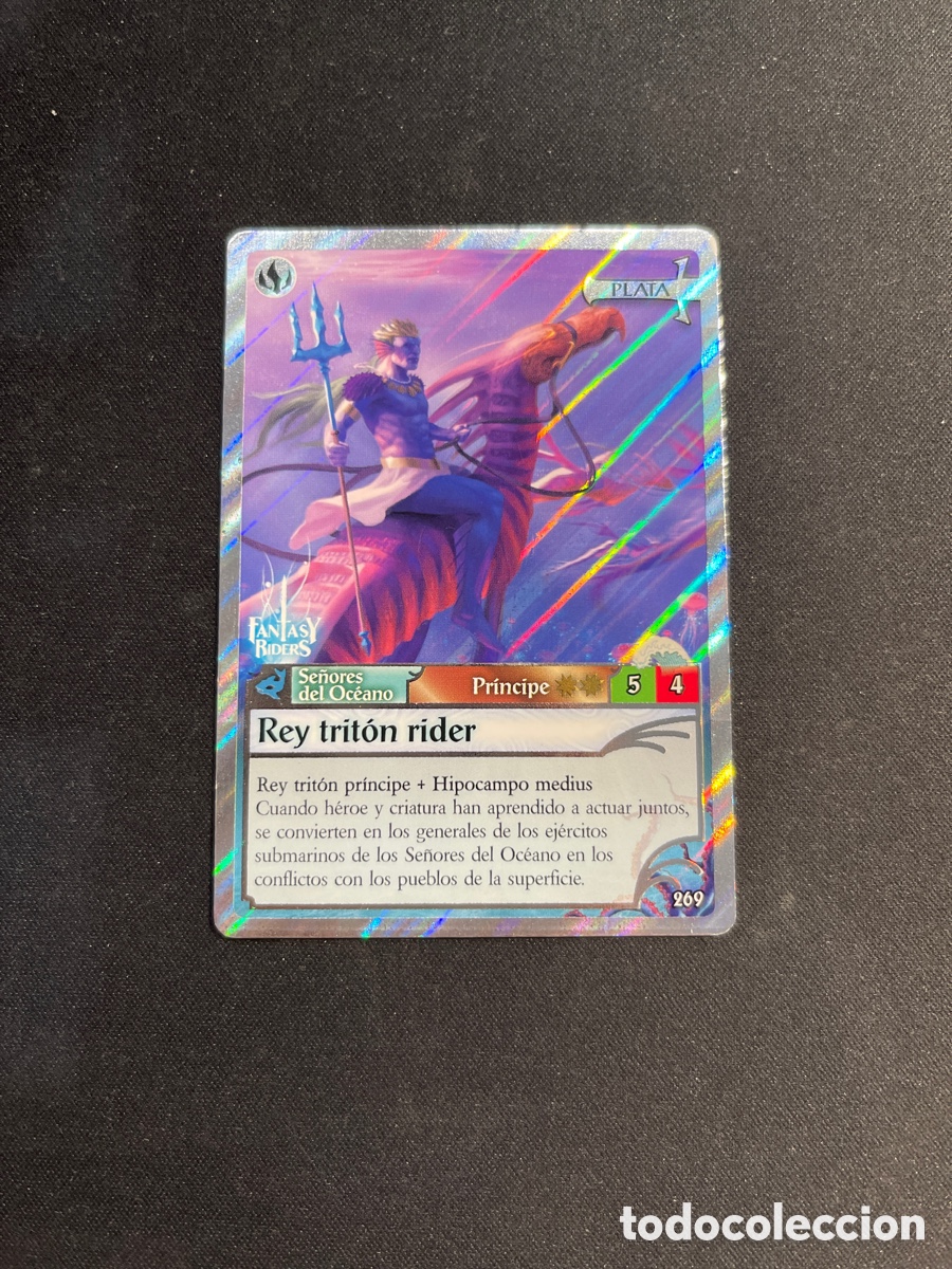 Coleccionismo Cromos antiguos: Rey triton rider 269 Fantasy Riders 2018 Panini