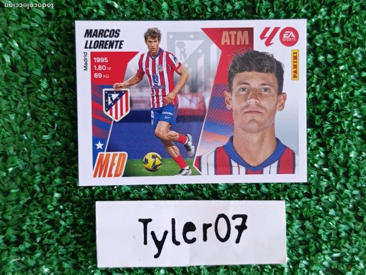 Coleccionismo Cromos antiguos: MARCOS LLORENTE ATLETICO DE MADRID 11 LIGA ESTE 2025 2026 25 26