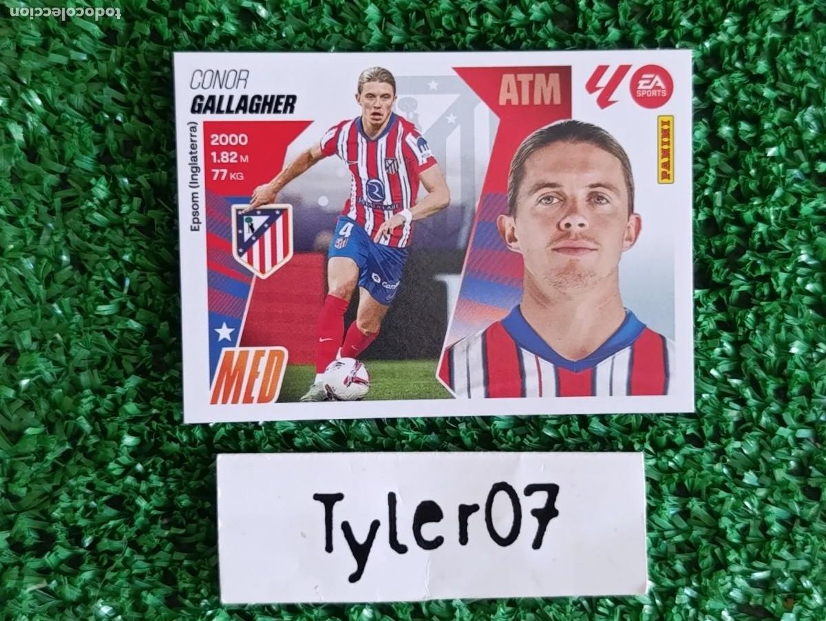 Coleccionismo Cromos antiguos: GALLAGHER ATLETICO DE MADRID 10 LIGA ESTE 2025 2026 25 26