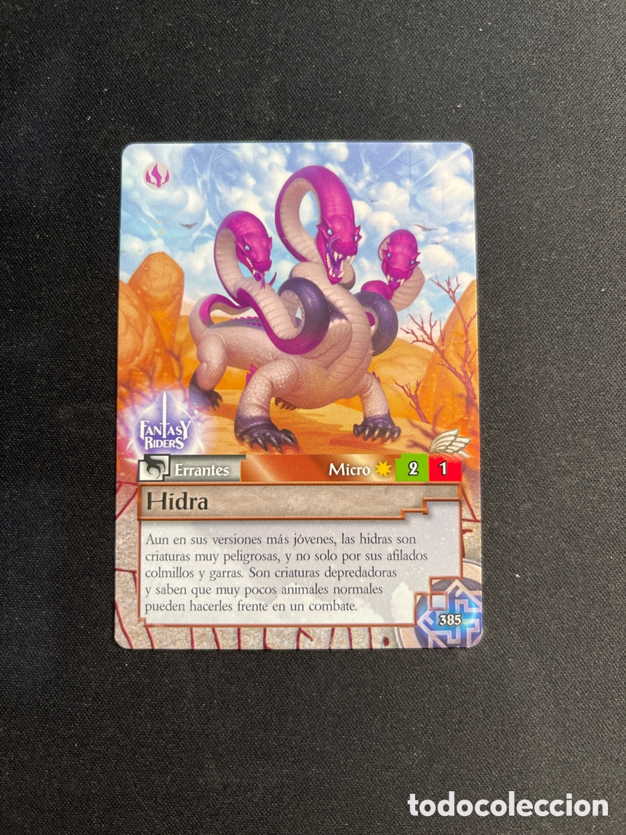 Coleccionismo Cromos antiguos: Hidra 385 Fantasy Riders 2018 Panini