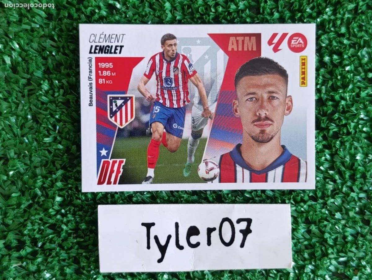 Coleccionismo Cromos antiguos: LENGLET ATLETICO DE MADRID 8 LIGA ESTE 2025 2026 25 26